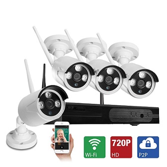 CAMERA WIFI BỘ VÀ 1 ĐẦU GHI - HD NVR K96041